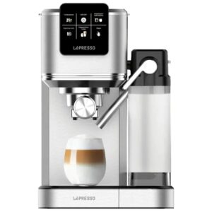 LePresso Latteo 20 Bar Espresso Coffee Maker with Milk Frother and Touch Display