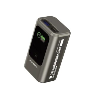 Porodo 35W 10000 mAh Powerbank With TFT Display - Grey