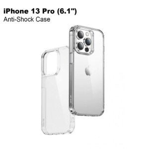 Green Anti-Shock Case for iPhone 13 Pro ( 6.1" ) - Clear