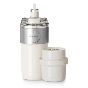 Porodo 2 in 1 Portable Blender with Mini smoothie maker- White