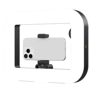 Porodo Lifestyle Vlogging Light with Tripod & Shutter Button - Black