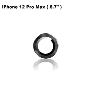 Green Anti-Glare Camera Glass Protector for iPhone 12 Pro Max ( 6.7" ) - Black