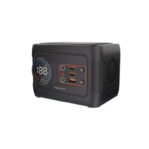 Porodo Portable 76.96Wh Power Station With Wireless Charger - Grey/Black