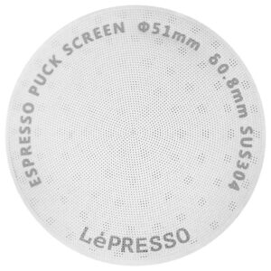 LePresso 51mm Puck Screen - Silver