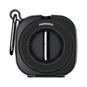 Porodo Loop Adjustable Travel Mount Magnetic Phone Holder - Black