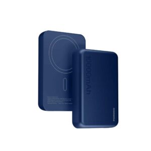 Porodo BLUVORA 15W Wireless + PD 20W MagSafe Power Bank 10000mAh - Blue