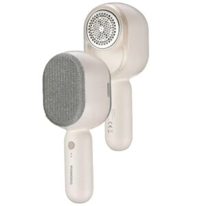 Porodo ClearWeave Lifestyle 2 in1 Rechargeable Fabric Lint Remover- White