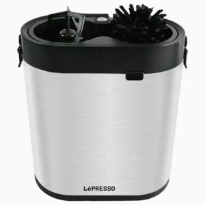 LePresso Sterilix Portafilter Cleaner Machine (51mm & 58mm) - Silver