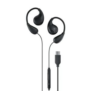 Green Lion Milan Wired Earphones - Open Ear / Type C - Black