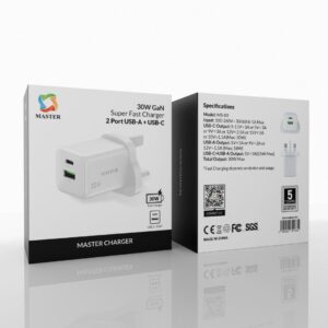 Master 30W CAHRGER TYPE A + TYPE C - WHITE