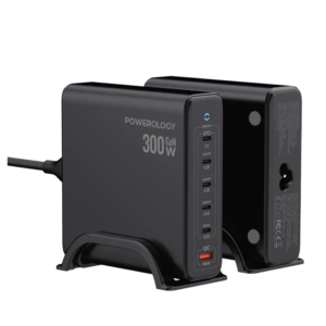 Powerology 300W Smart Desktop Charger Volt-X GaN - Black