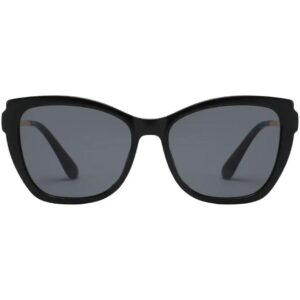 Porodo Lifestyle Trendy Square Frame Sunglass With Polarized Lens  - Black