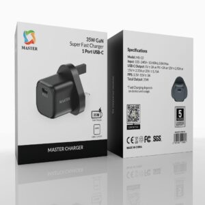 MASTER SUPER FAST CHARGE 35W - BLACK