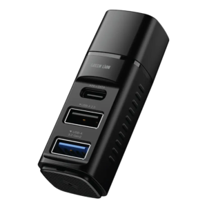 Green Lion USB-C 3-IN-1 DOCK , USB-A 3.2/USB-A 2.0/USB-C PD 100W - Black