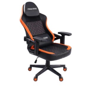 B3BKOG}Porodo Gaming Chair recycle foam+ new foam - Black/Orange