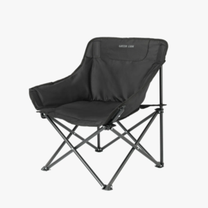 Green Lion RANGER Foldable Camping Chair - Black