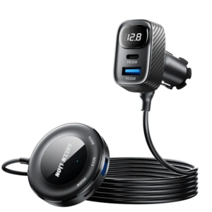 Green Lion 5 IN1 MULTIPORT Car Charger Kit PD 30W - Black