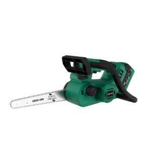 Green Lion GES-12 Cordless Electric Chainsaw 12'' Bar 20V 4.0Ah Battery - Green