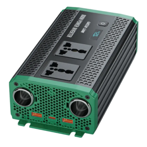 Green Lion GC-350 Car Inverter 800W Power DC 12V - 2 AC Sockets  PD30W - Black