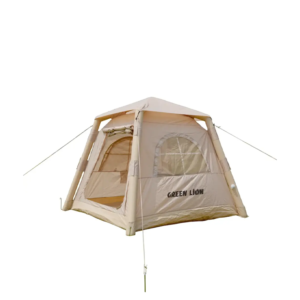 Green Lion GT-3X Inflatable Camping Tent - Beige
