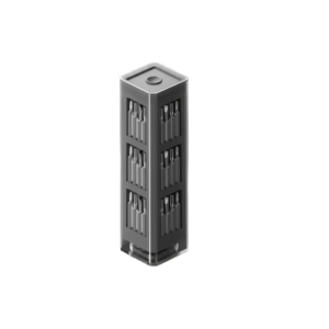 Green Lion GMS-42 Manual Screwdriver - 42 Piece  CR-V Bit Set- Grey