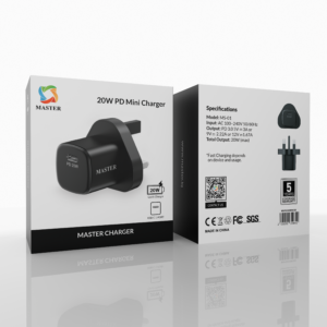 MASTER PD 20W MINI CHARGER - BLACK