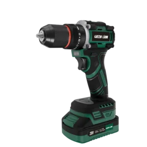 Green Lion GD-14 Power Pro Cordless Hammer Drill 20V 2.0Ah Battery - Green