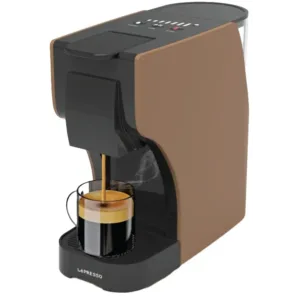 LePresso Trezza 3 In 1 Capsule Coffee Maker - Brown