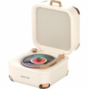 Green Lion Gramo Vinyl Wireless Speaker - White