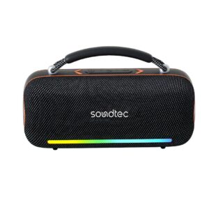Porodo Soundtec Sonify 60W Bluetooth Speaker with 4000mAh Battery & 3-Way Input