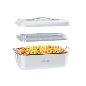 Green Lion GLB-20 LUNCH BOX Portable Food Warmer 1L  - White