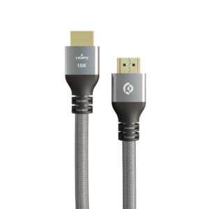 Powerology 16K HDMI to HDMI V2.2 Cable 2M - Grey