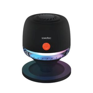 Porodo Snapp Vibe Soundtec RGB wireless Magnetic Speaker - black