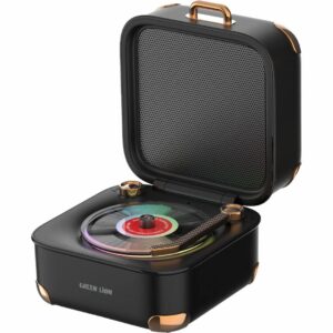 Green Lion Gramo Vinyl Wireless Speaker - Black