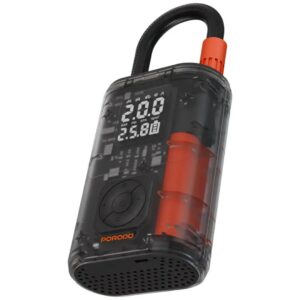 Porodo Car "VYROX"  Tyre Inflator 150PSI 2000 mah 60w - Black