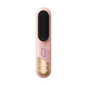 Porodo Lifestyle 4000mah Wirelss Hair Straightener-Pink