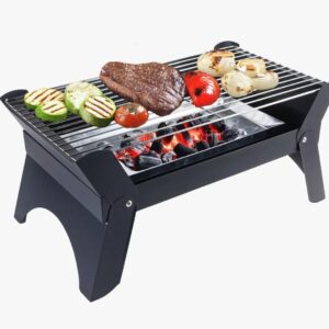 Green Lion Qudra Foldable BBQ Grill - Black
