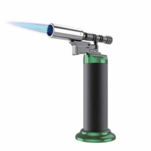 Green Lion Jet Flame Pro Windproof Lighter - Black