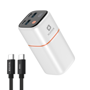 Master Power Bank 20000mAh 70W with cable 100W - White