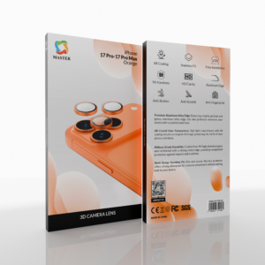 Master 3D Camera Lens for iPhone 17 Pro Max - Orange