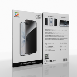 Master 3D Screen Protector Privacy for iPhone 17-16 Pro