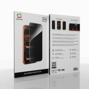 Master 3D Screen Protector Privacy for iPhone 17 Pro