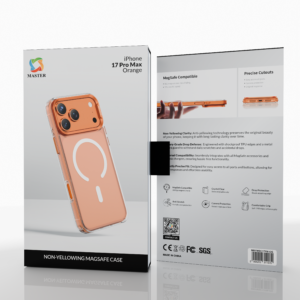 Master Anti-Yellowing Magsafe Case For iPhone 17 Pro Max-Orange