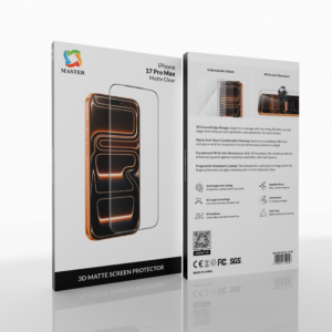 Master 3D Matte Screen Protector Clear for iPhone 17 Pro Max