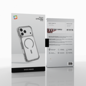 Master Shock Armor Case For iPhone 17 Pro Max-Grey