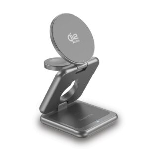 MASTER 3-in-1 MagSafe Qi2.2 Foldable Charger 25W - Grey