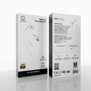 Master in-Ear Wired Earbuds Lightning - White