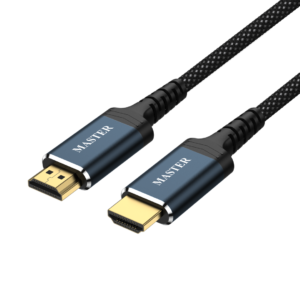 Master Braided 8K HDMI cable 3M - Dark Blue