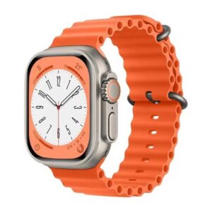 Green Lion Felex Silicone Watch Band for Apple Watch 49mm - ORANGE