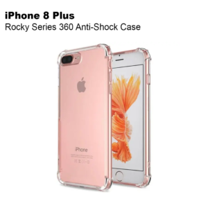Green Rocky Series 360 Anti-Shock Case for iPhone 8 Plus - Clear